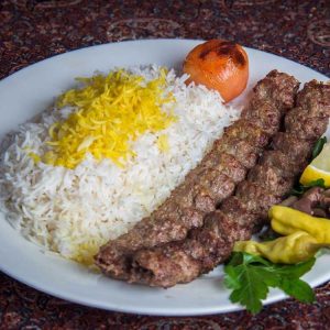 چلو کباب کوبیده