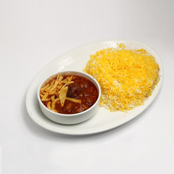 چلو خورشت قیمه